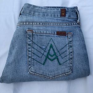 7 for all man kind Capri Jeans Sz30